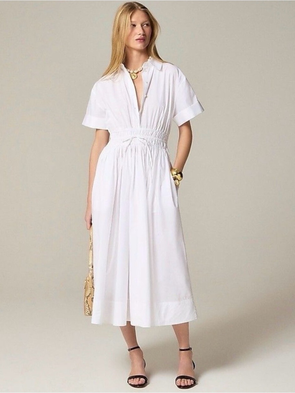 Women’s J. Crew Elena Short Sleeve Shirtdress - Size 00